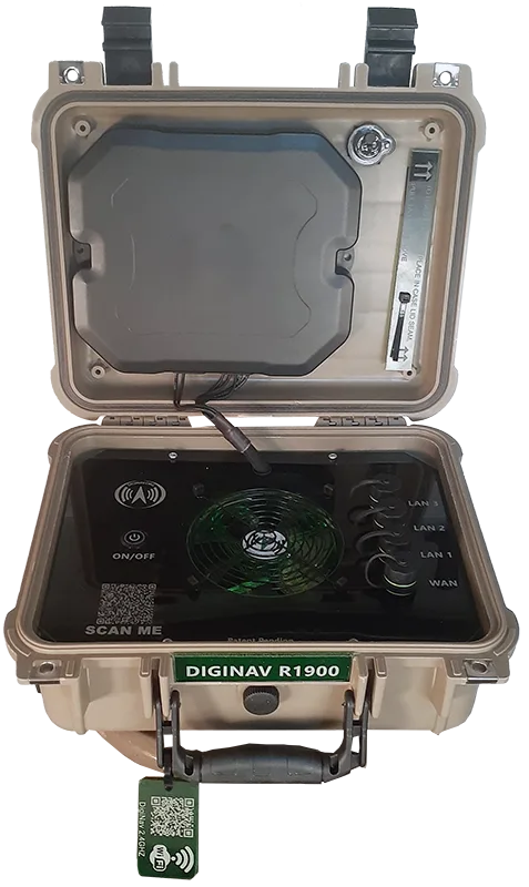 Ericsson Cradlepoint R1900 — Rugged Mobile 4G/5G Case